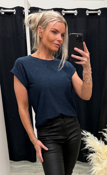 FREEQUENT Blond tee - navy