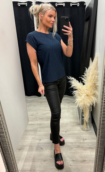 FREEQUENT Blond tee - navy