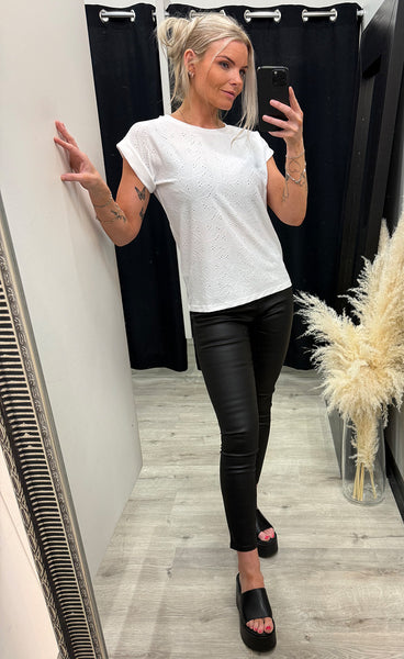 FREEQUENT Blond tee - brilliant white