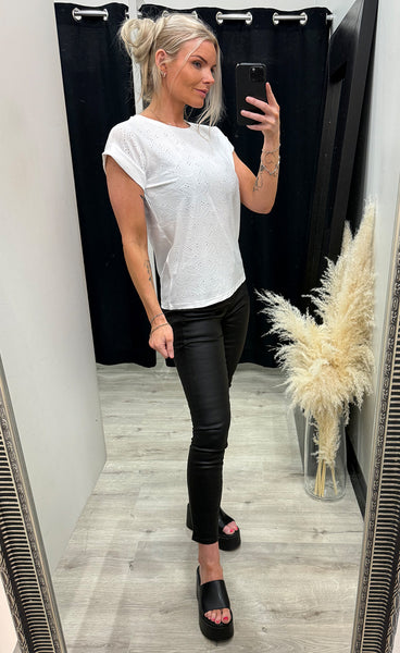 FREEQUENT Blond tee - brilliant white