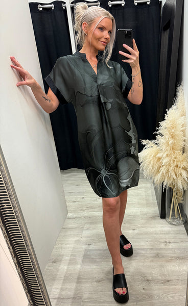 Abbi tunic dress - grey mix