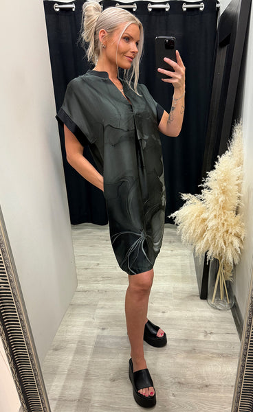 Abbi tunic dress - grey mix