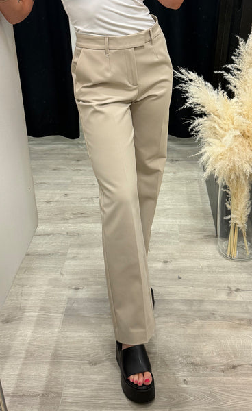 Bindy HW wide leg pants - pure cashmere