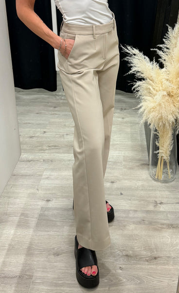 Bindy HW wide leg pants - pure cashmere