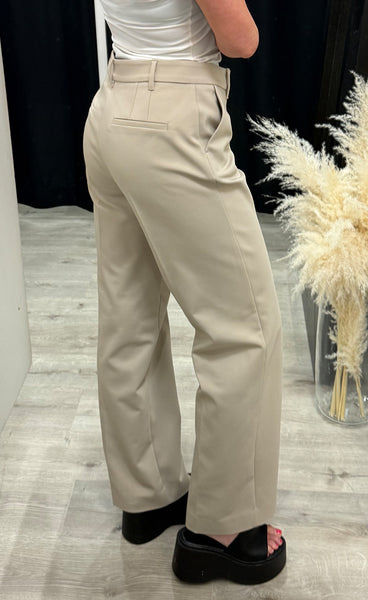 Bindy HW wide leg pants - pure cashmere