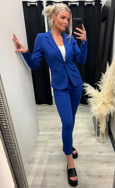 ICHI Kate blazer - sodalite blue