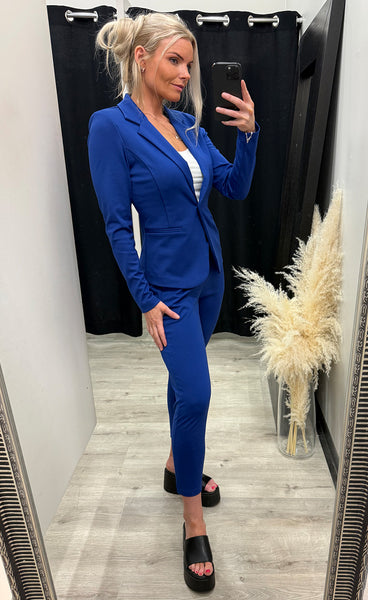 ICHI Kate blazer - sodalite blue