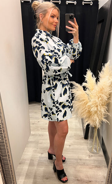 Sola shirt dress - sky leo