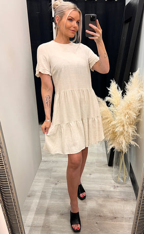 Mariet smia dress - wood ash