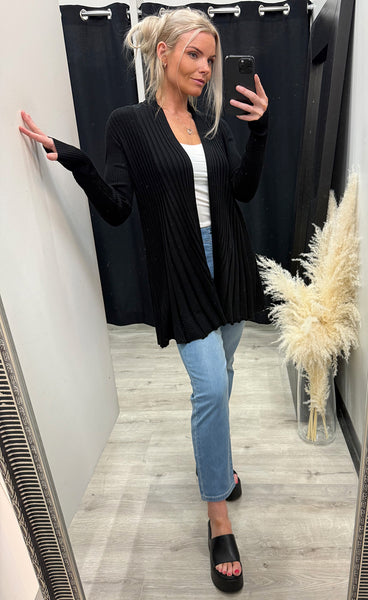 FREEQUENT Claudisse L cardigan - black