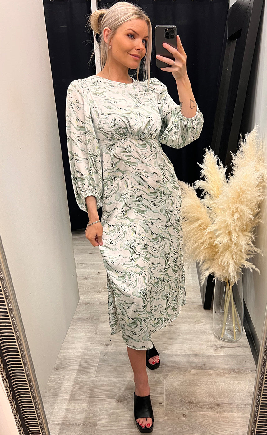 Edvia dress - mint wave