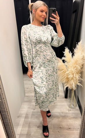 Edvia dress - mint wave