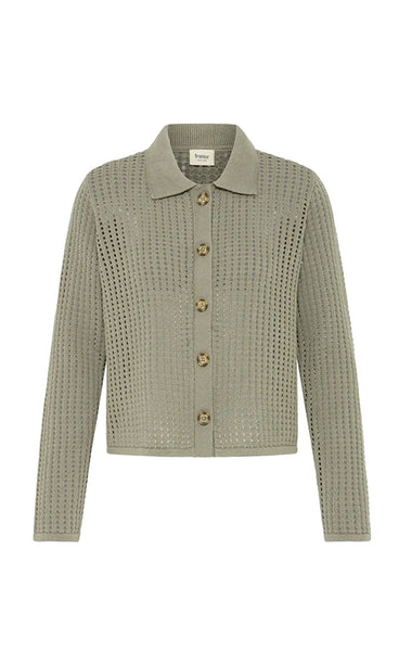 Layla cardigan 1 - smokey olive