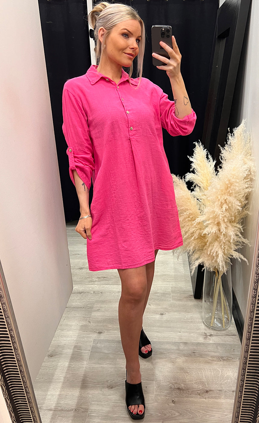Linea dress 2 - pink