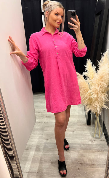 Linea dress 2 - pink