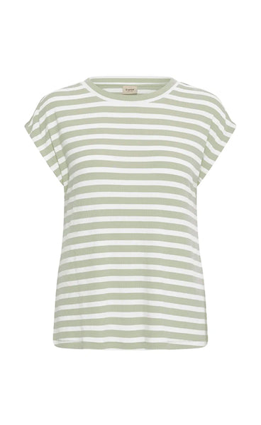 Cano tee 1 - desert sage stripe