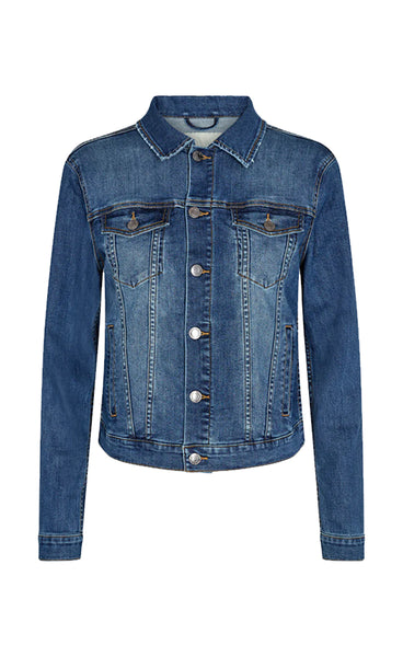 FREEQUENT Rock jacket - medium blue denim