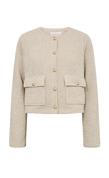 FREEQUENT Zale jacket - silver mink melange