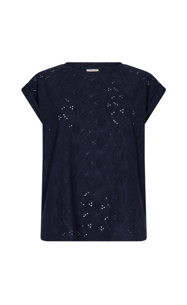 FREEQUENT Blond tee - navy
