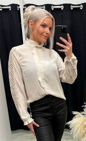 Venya shirt - silver cloud