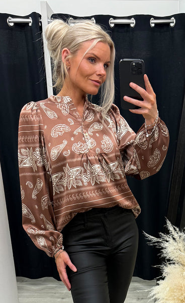 Camilla blouse - brown