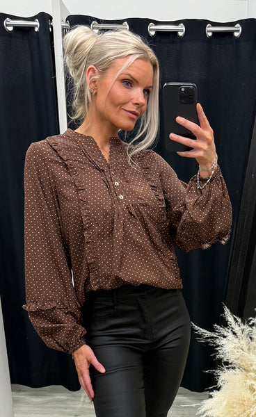 Camilla blouse - brown