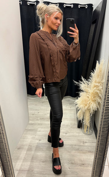 Camilla blouse - brown