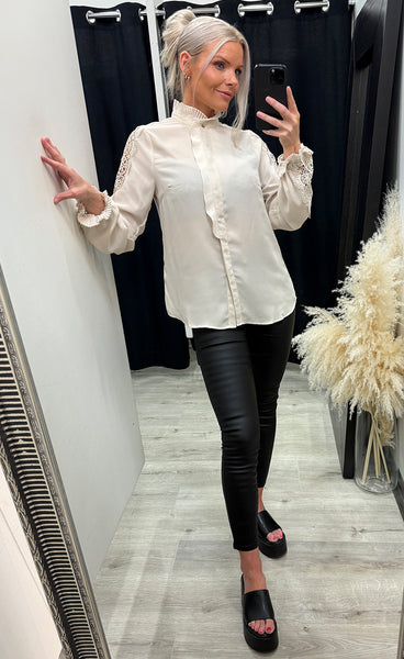 Venya shirt - silver cloud