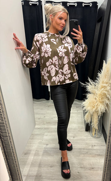 Estelle blouse - rosa olive