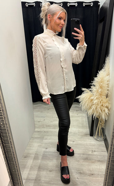 Venya shirt - silver cloud