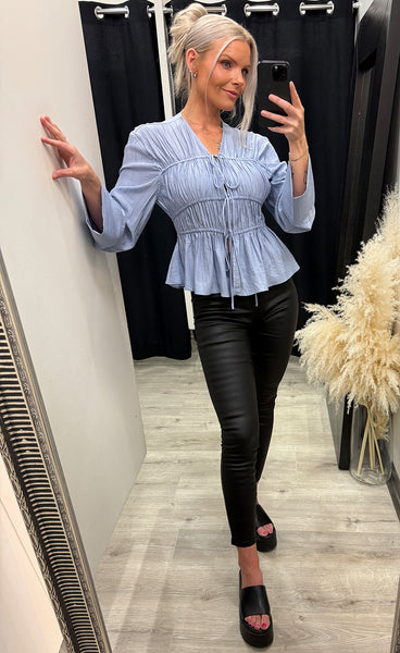 Taneil blouse - blue lilac