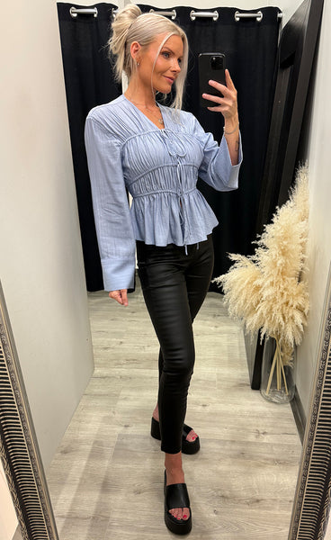 Taneil blouse - blue lilac