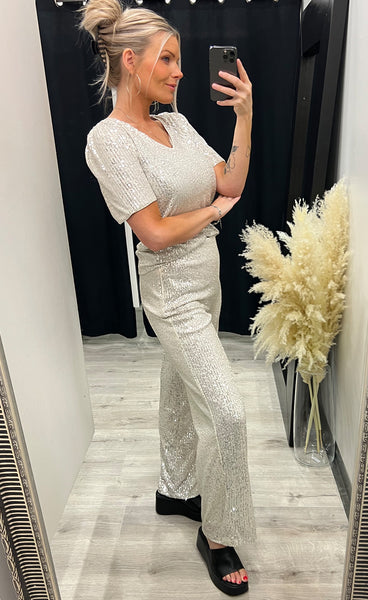 Fauci pants - frosted almond