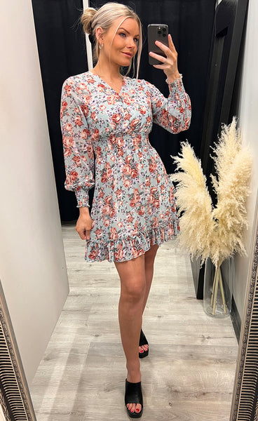 Paula dress - sage rose