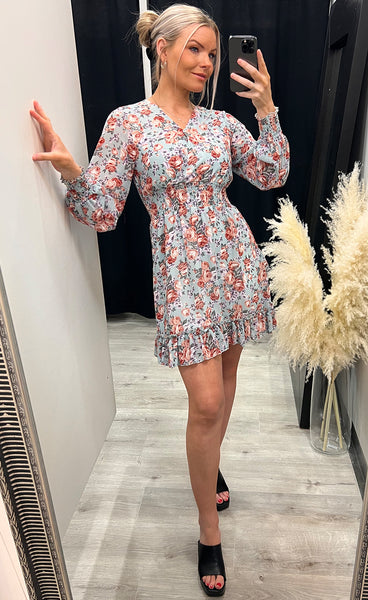 Paula dress - sage rose