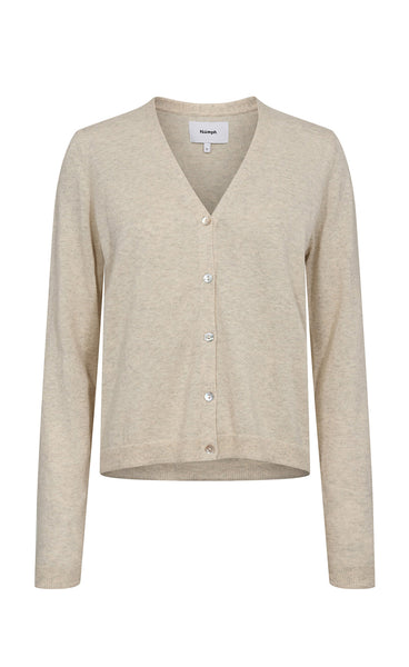 Nucally cardigan - birch melange