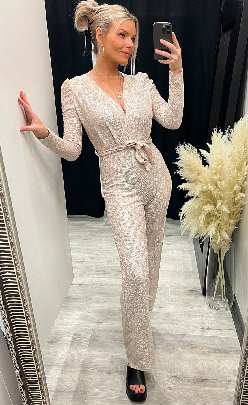 Egina jumpsuit - champagne