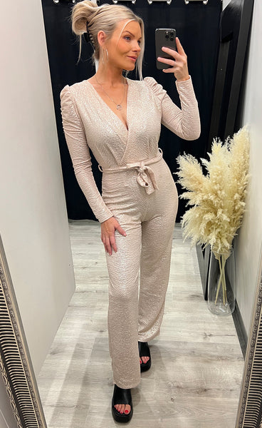 Egina jumpsuit - champagne