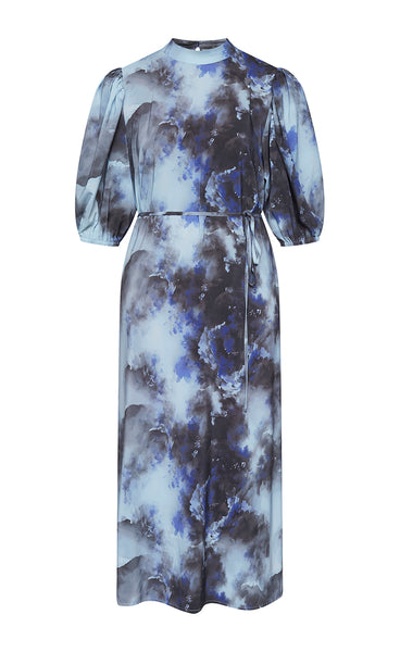 Ventia dress - grey/blue