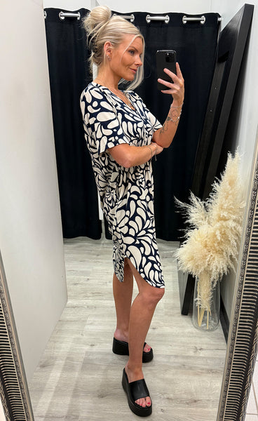 FREEQUENT Floi dress - navy blazer w. moonbeam
