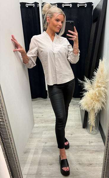 Zane shirt 2 - savannah w. white stripe