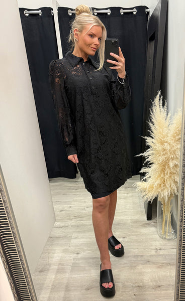 RDF New faustine dress - black