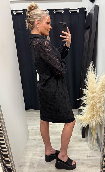 RDF New faustine dress - black