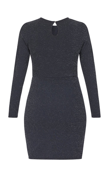 Nixa dress - black/silver