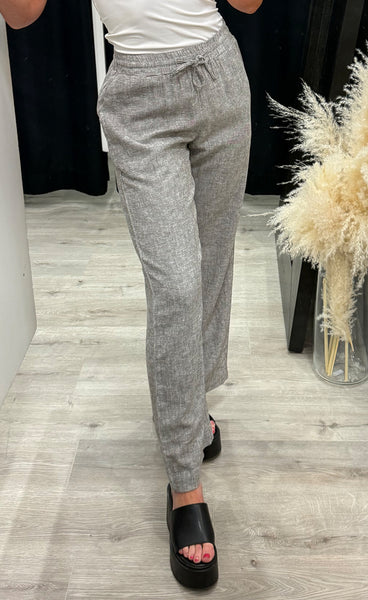 FREEQUENT Lava pants - morel melange