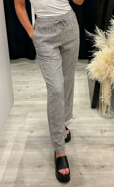 FREEQUENT Lava pants - morel melange