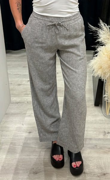 FREEQUENT Lava pants - morel melange