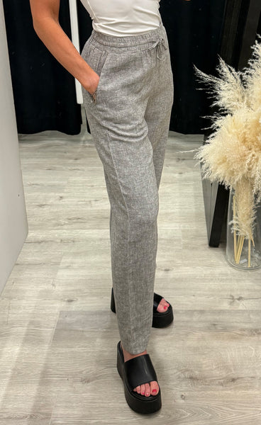 FREEQUENT Lava pants - morel melange