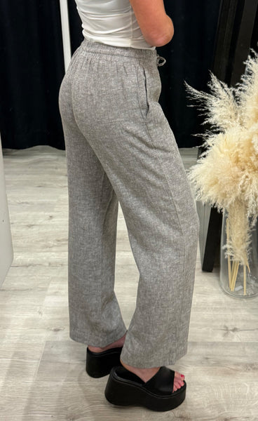 FREEQUENT Lava pants - morel melange