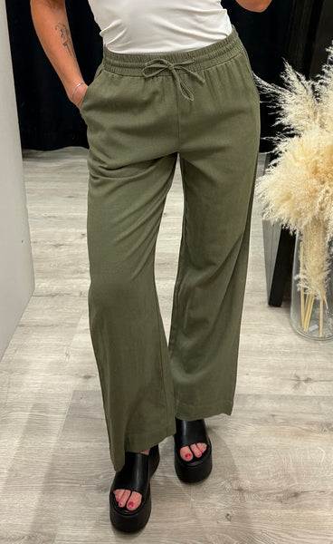 FREEQUENT Lava pants - deep lichen green